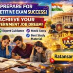 स्पर्धा परीक्षेची तयारी करणारे विद्यार्थी रात्री उशिरापर्यंत अभ्यास करताना – यशासाठी संघर्ष करणारे student life