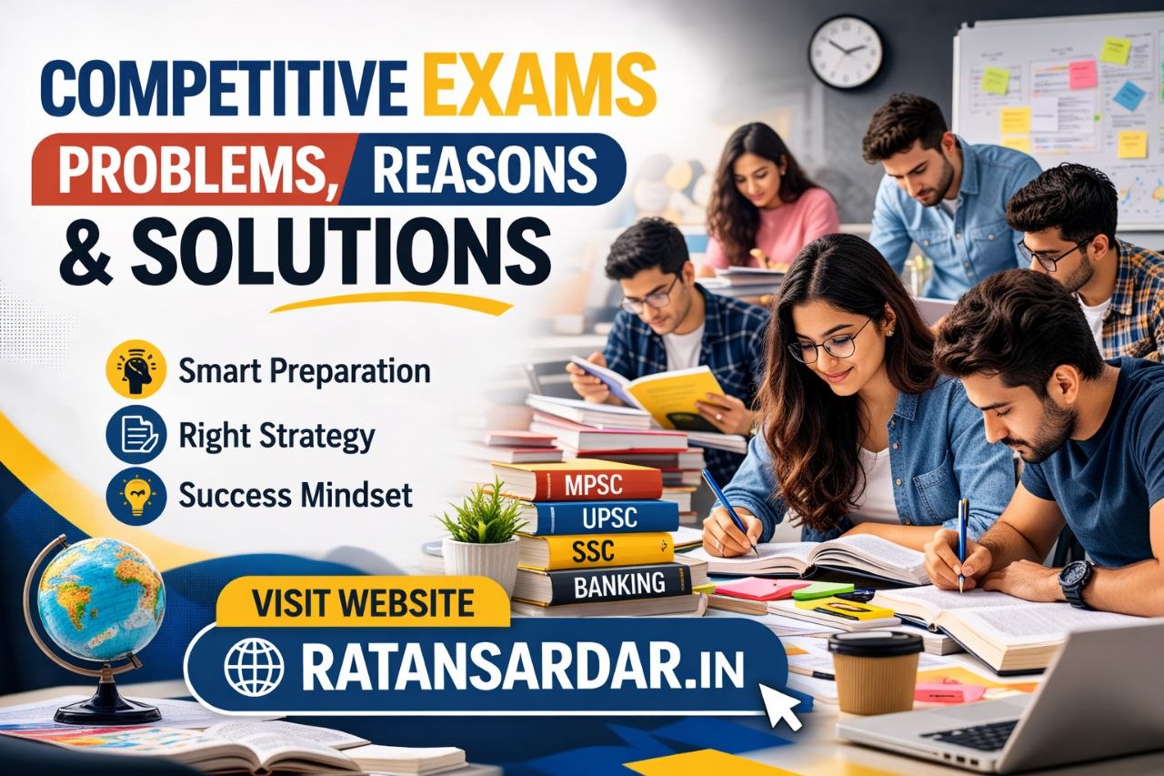 Competitive exam preparation problems causes and solutions for students – study strategy guide