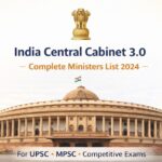 India Central Cabinet 3.0 Complete Ministers List 2024 with Indian Parliament Building