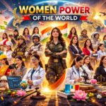 International Women's Day 2026 showing women from multiple professions including doctor, soldier, engineer, police, journalist and entrepreneur representing women empowerment