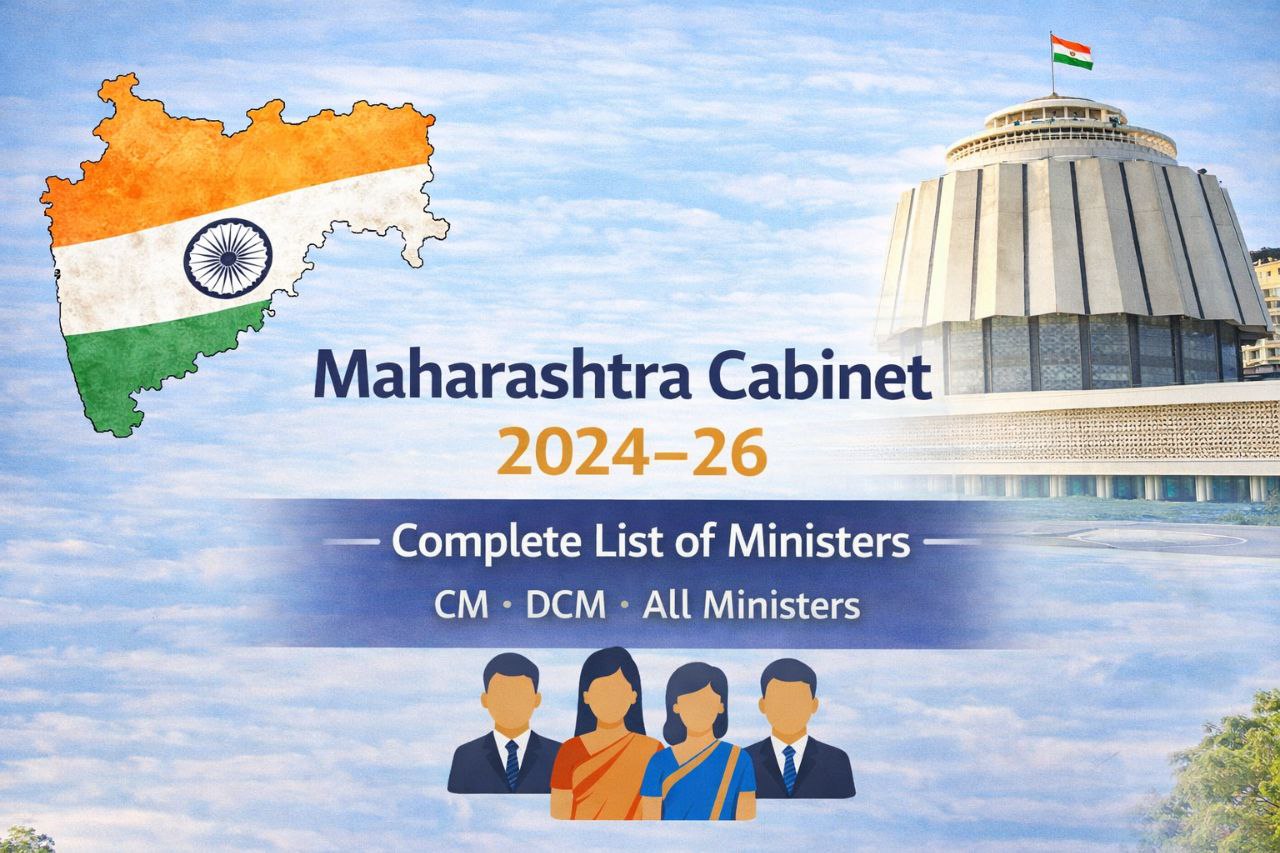 Maharashtra Cabinet 2024-26 complete list of ministers CM DCM Maharashtra government ministers