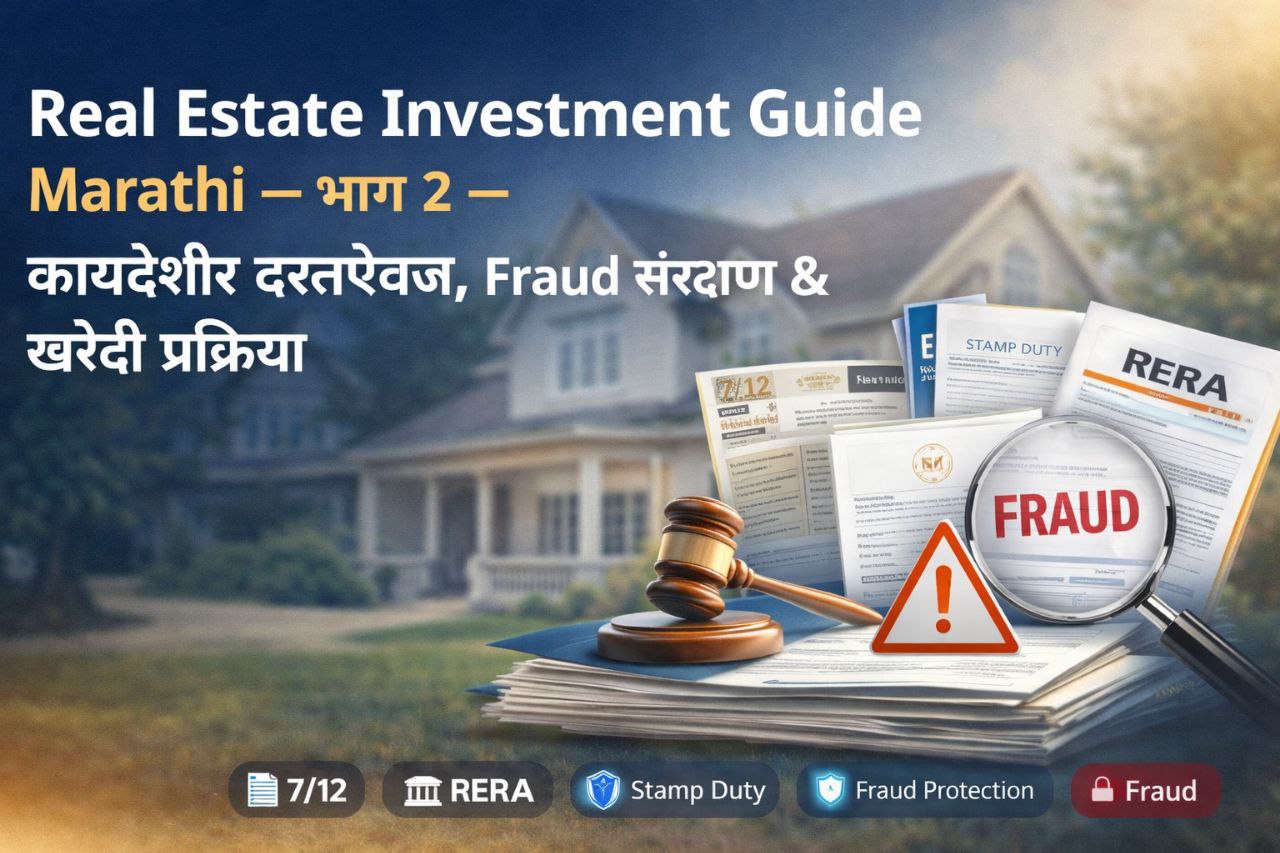 Real Estate Legal Documents Guide Marathi Part 2 – 7/12 Utara, RERA, Stamp Duty and Property Fraud Protection India