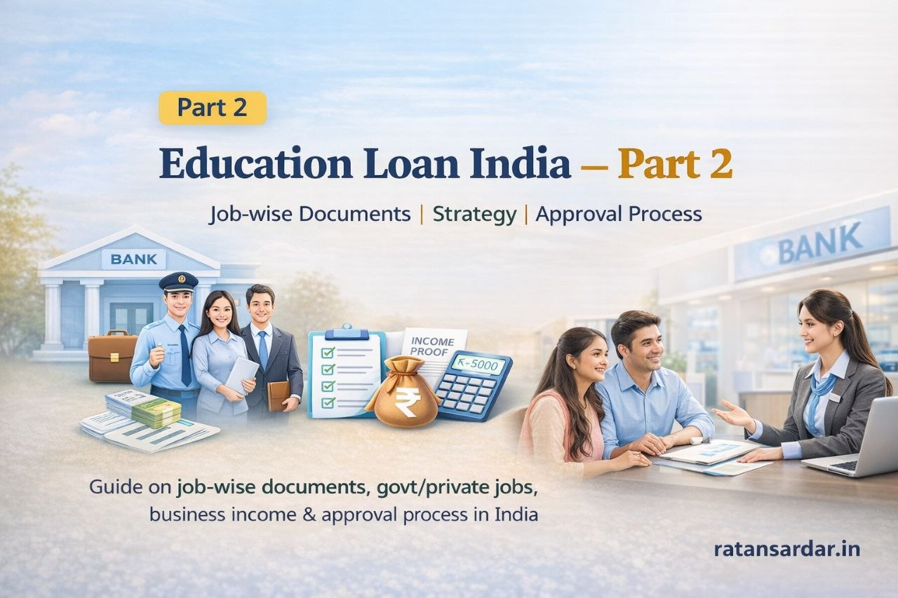 Education Loan India Part 2 Job wise Documents Strategy Approval Guide